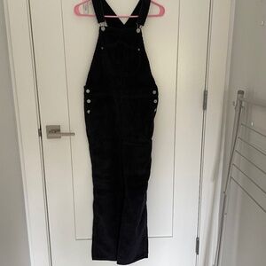 Navy Blue Corduroy Overalls